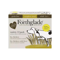 Forthglade Grain Free Chicken/Chicken & Liver 12pk