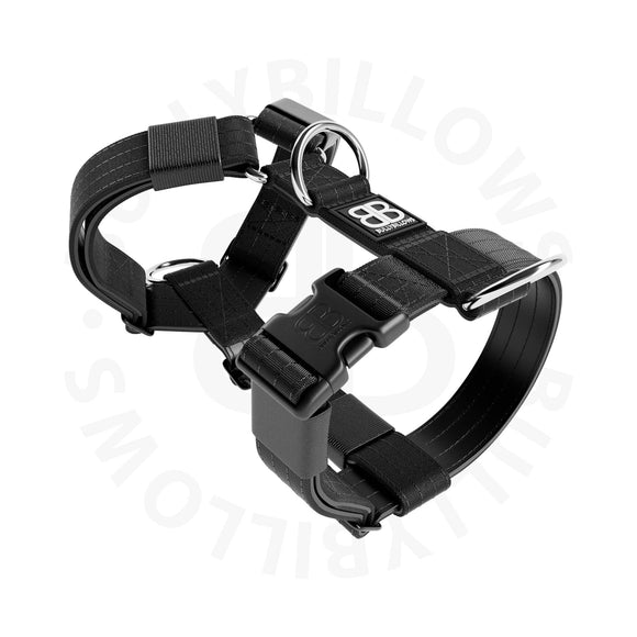 Bully Billows Premium Harness Black Size Large (C)