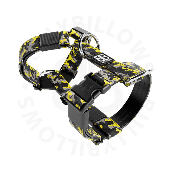 Bully Billows Tri Harness Lightening Camo Size Small (A)