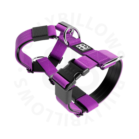 Bully Billows Tri Harness Medium Purple  (B)