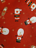 Red Santa Pattern Bandana Tie Large