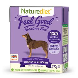 Naturediet Turkey & Chicken With Vegetables & Rice 390g