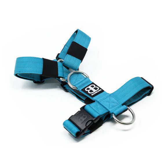 Bully Billows Tri Harness Light Blue Size M (B)