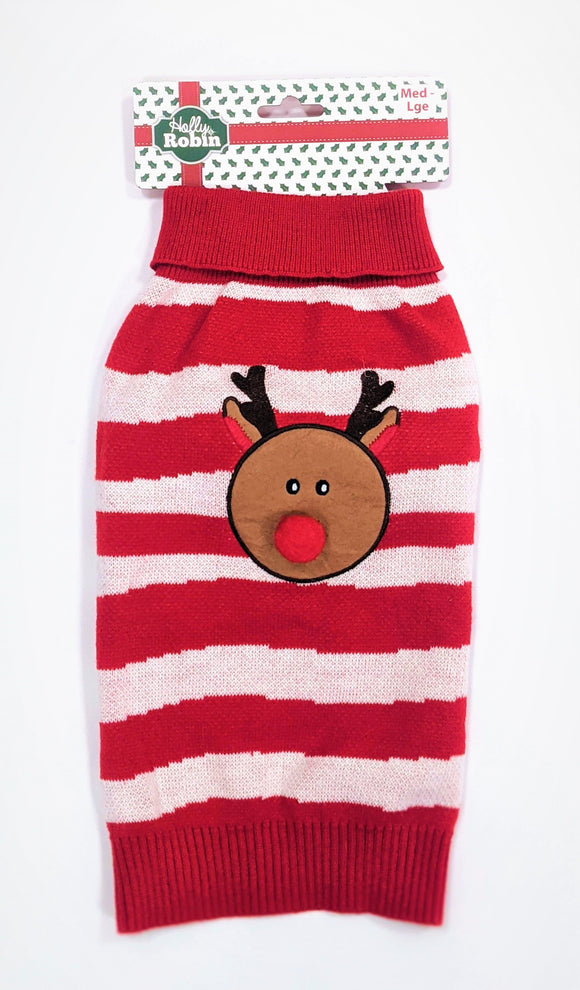 Xmas Reindeer Jumper Medium/Large 41cm