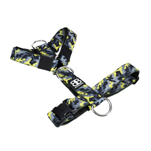 Bully Billows Mini Tri Harness Lightening Camo Size XS