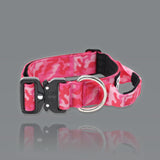 Bully Billows Combat Collar 4cm Pink Camo Medium